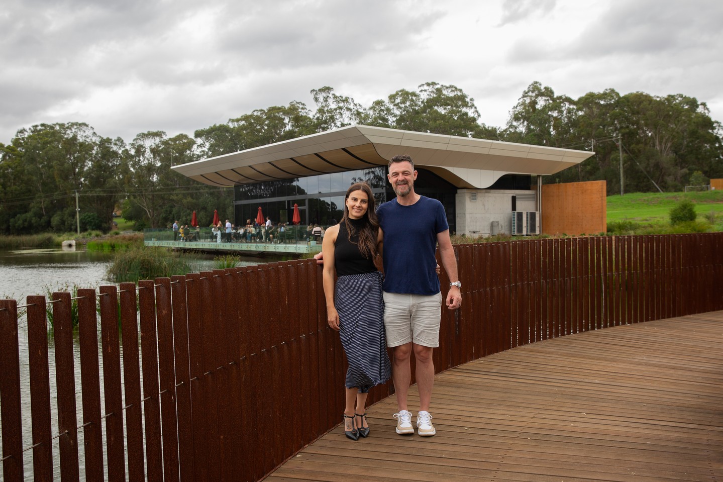 A community wellness class held in the Riri's pavilion